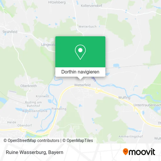 Ruine Wasserburg Karte