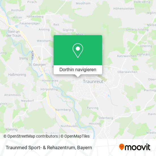 Traunmed Sport- & Rehazentrum Karte