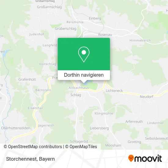 Storchennest Karte