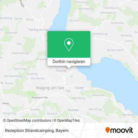 Rezeption Strandcamping Karte