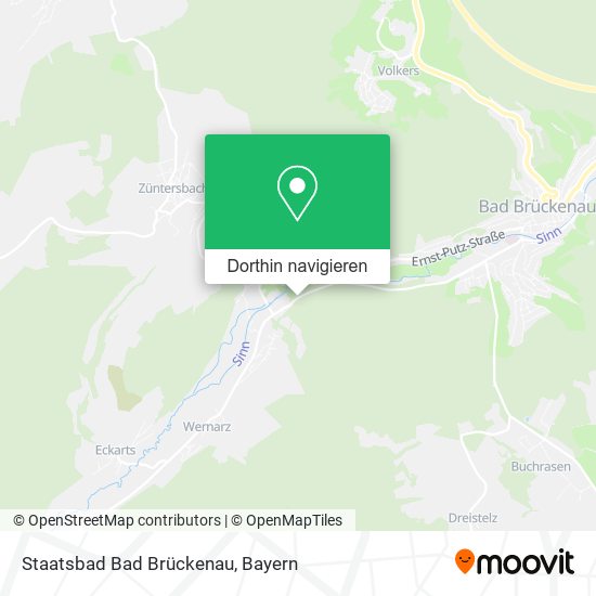 Staatsbad Bad Brückenau Karte