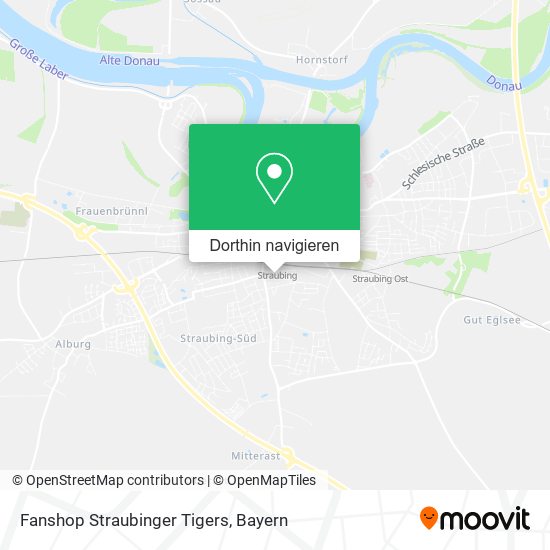 Fanshop Straubinger Tigers Karte