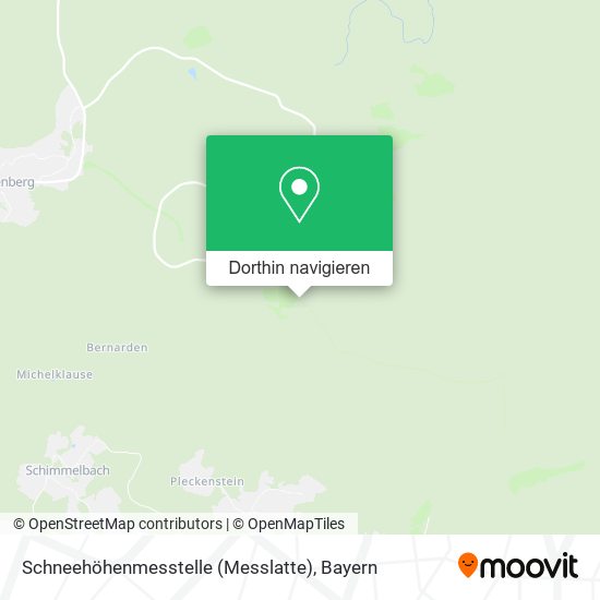 Schneehöhenmesstelle (Messlatte) Karte