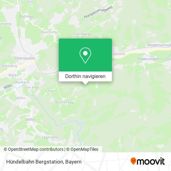 Hündelbahn Bergstation Karte