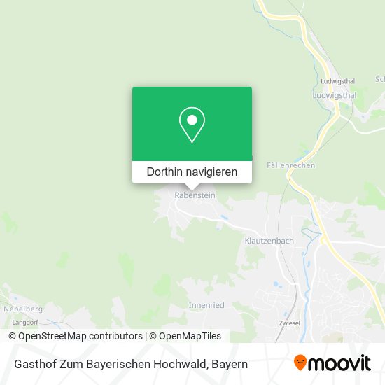 Gasthof Zum Bayerischen Hochwald Karte