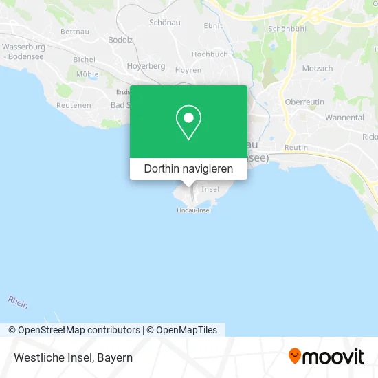 Westliche Insel Karte