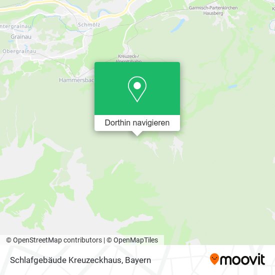 Schlafgebäude Kreuzeckhaus Karte