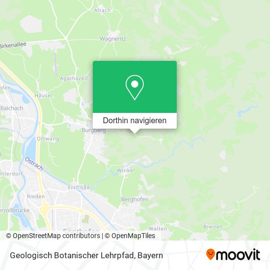 Geologisch Botanischer Lehrpfad Karte