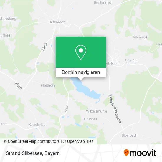 Strand-Silbersee Karte