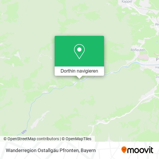 Wanderregion Ostallgäu Pfronten Karte