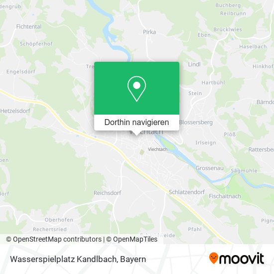 Wasserspielplatz Kandlbach Karte