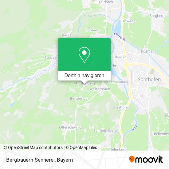 Bergbauern-Sennerei Karte