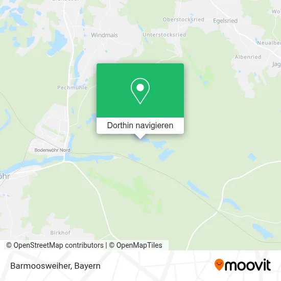 Barmoosweiher Karte