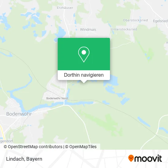 Lindach Karte