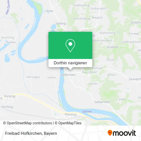 Freibad Hofkirchen Karte