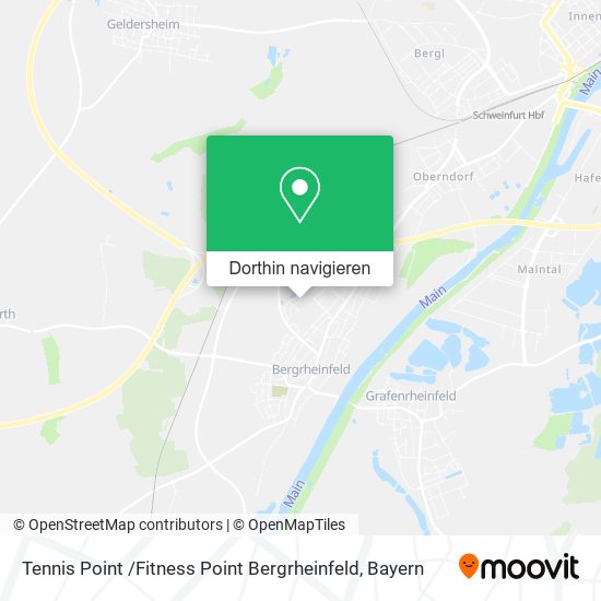 Tennis Point /Fitness Point Bergrheinfeld Karte