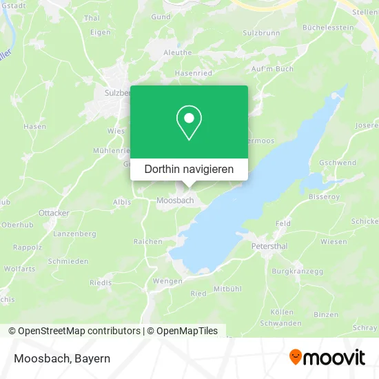 Moosbach Karte