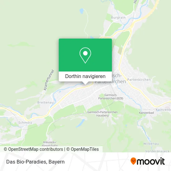 Das Bio-Paradies Karte