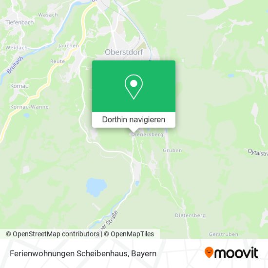 Ferienwohnungen Scheibenhaus Karte