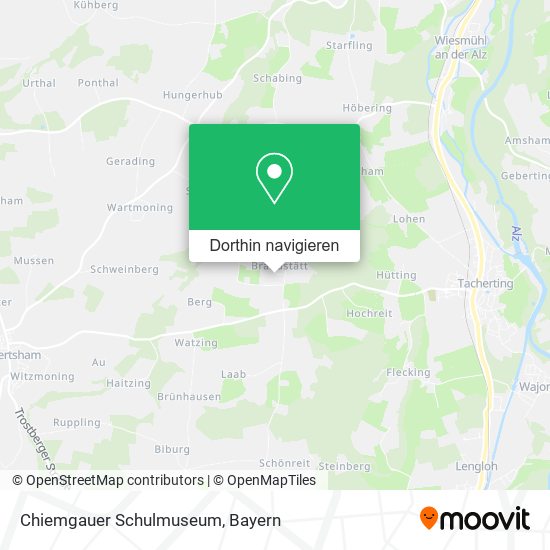 Chiemgauer Schulmuseum Karte