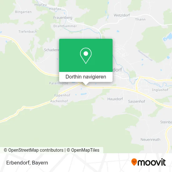 Erbendorf Karte