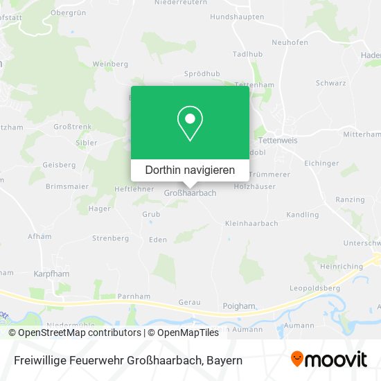Freiwillige Feuerwehr Großhaarbach Karte