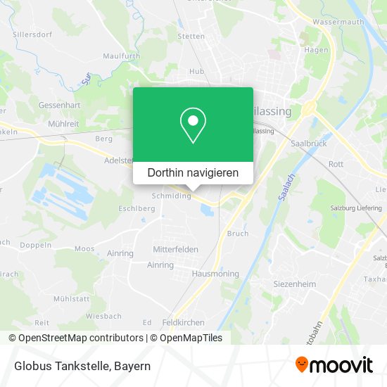 Globus Tankstelle Karte