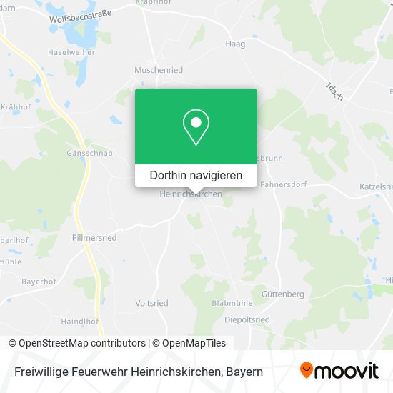 Freiwillige Feuerwehr Heinrichskirchen Karte