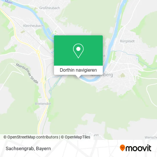Sachsengrab Karte