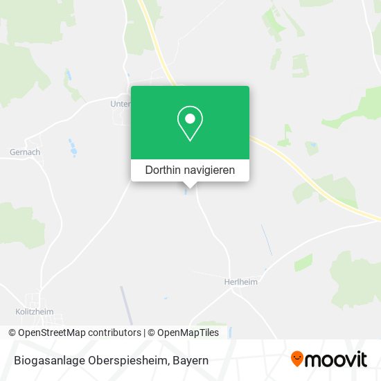 Biogasanlage Oberspiesheim Karte