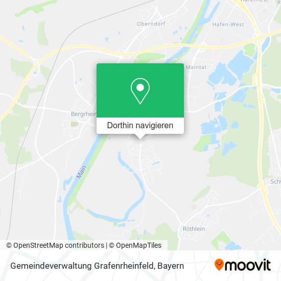 Gemeindeverwaltung Grafenrheinfeld Karte