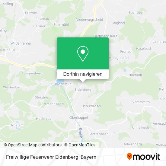 Freiwillige Feuerwehr Eidenberg Karte