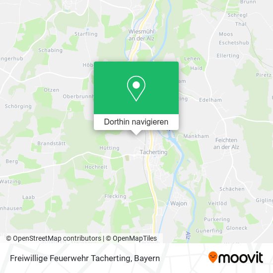 Freiwillige Feuerwehr Tacherting Karte