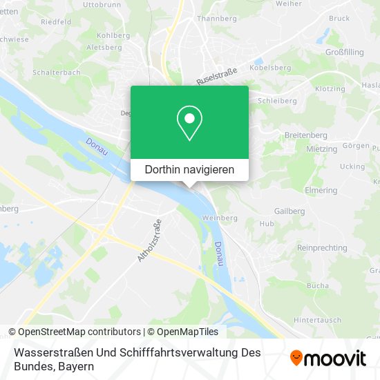 Wasserstraßen Und Schifffahrtsverwaltung Des Bundes Karte