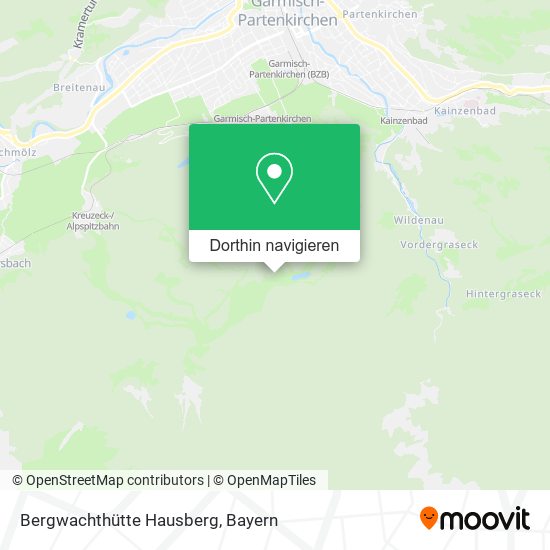 Bergwachthütte Hausberg Karte