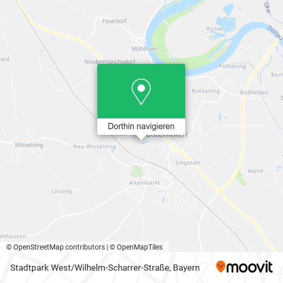 Stadtpark West / Wilhelm-Scharrer-Straße Karte