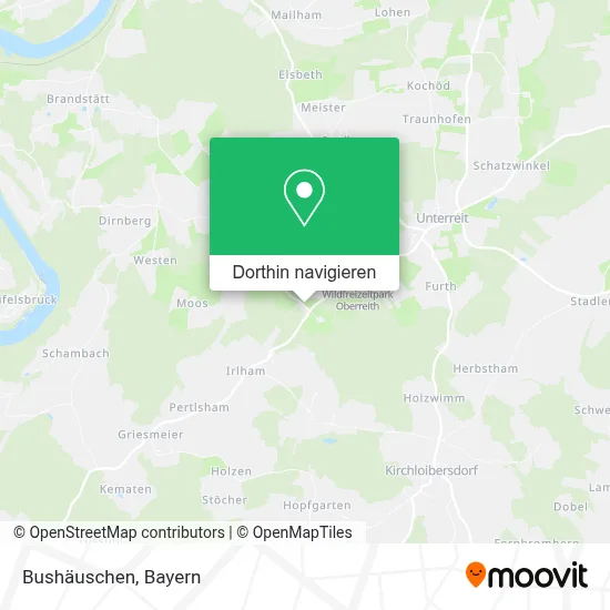 Bushäuschen Karte