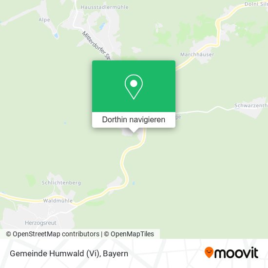 Gemeinde Humwald (Vi) Karte