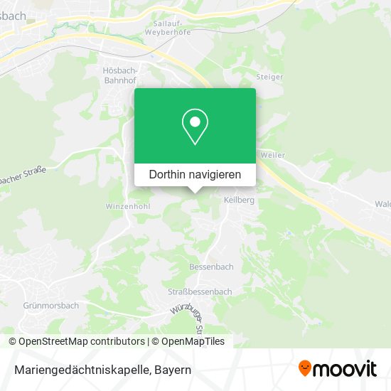 Mariengedächtniskapelle Karte