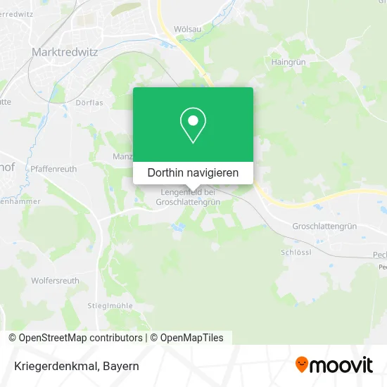 Kriegerdenkmal Karte