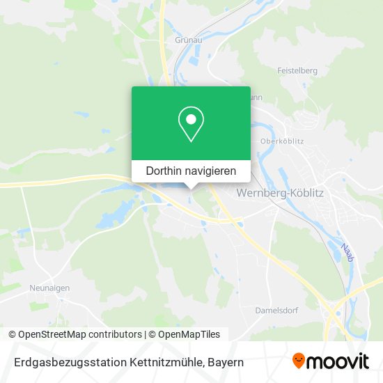 Erdgasbezugsstation Kettnitzmühle Karte