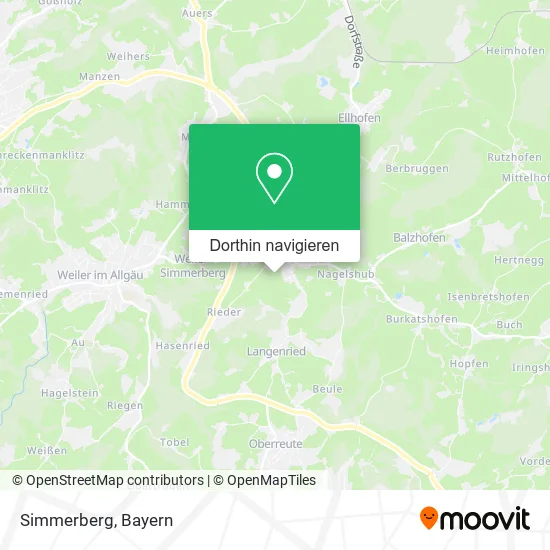 Simmerberg Karte