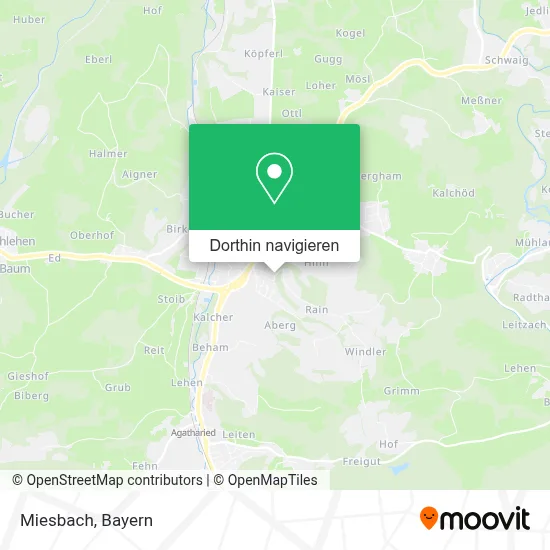 Miesbach Karte