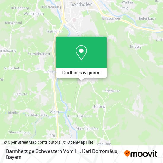 Barmherzige Schwestern Vom Hl. Karl Borromäus Karte