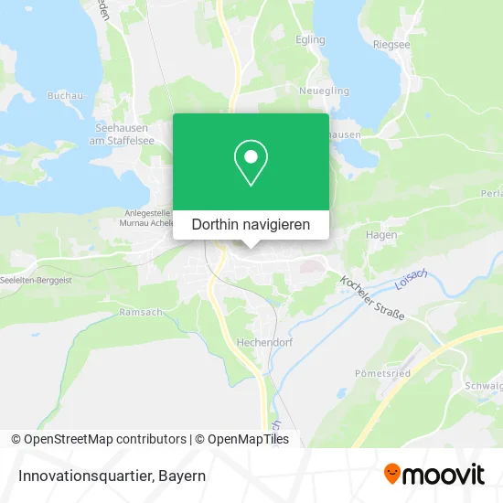 Innovationsquartier Karte