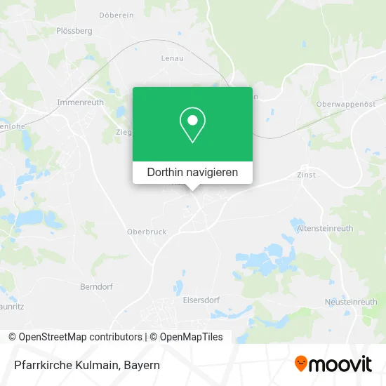 Pfarrkirche Kulmain Karte
