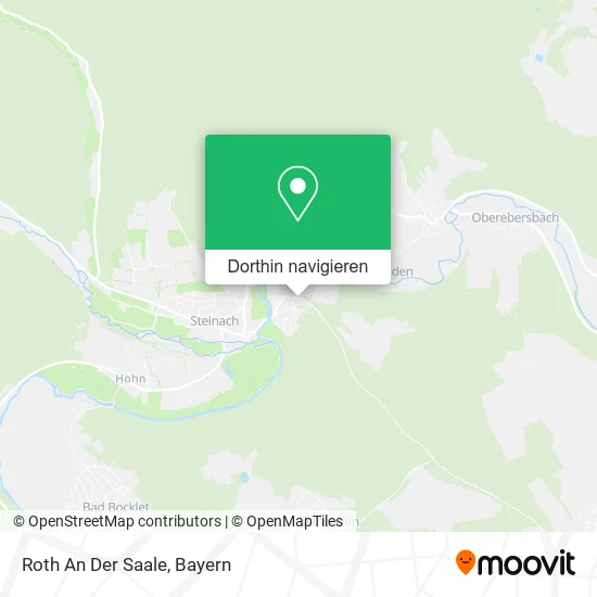 Roth An Der Saale Karte