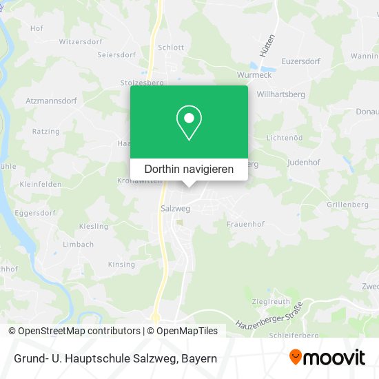 Grund- U. Hauptschule Salzweg Karte