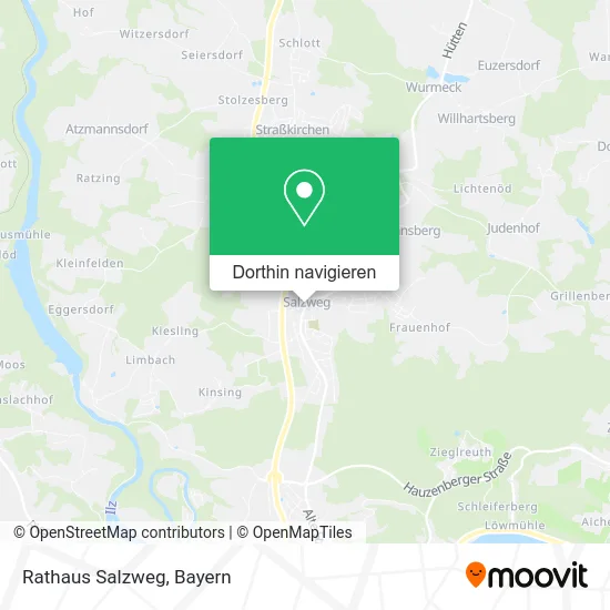 Rathaus Salzweg Karte