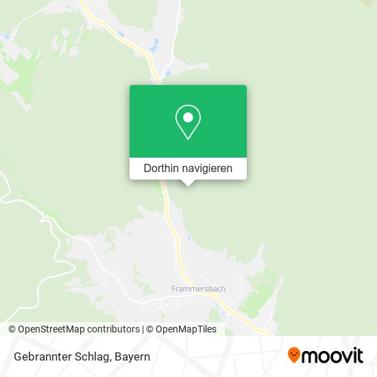 Gebrannter Schlag Karte